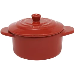 Mini cocotte ronde rouge