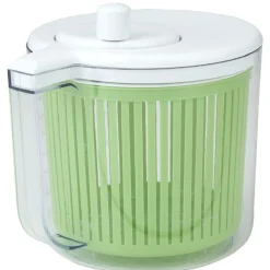 Mini essoreuse à salade vert et blanc