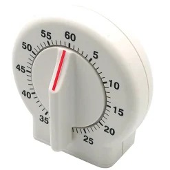 Minuteur de cuisine blanc