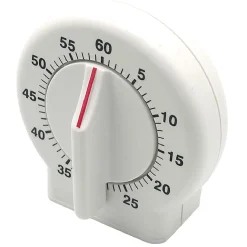 Minuteur de cuisine blanc