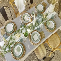 Ménagère 24 couverts inox manche plastique beige