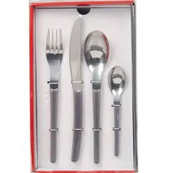 Ménagère 16 pièces gris