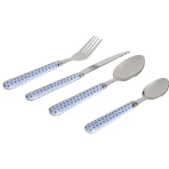 Ménagère couvert bleu mosaïque x16