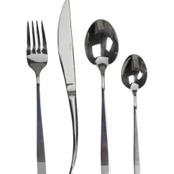 Ménagère hotelière inox argenté 16 pièces