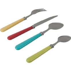 Ménagère inox 16 pièces multicolore