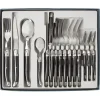 Ménagère Laguiole inox gris anthracite 16 pièces