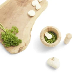 Mortier en bambou H14,5cm