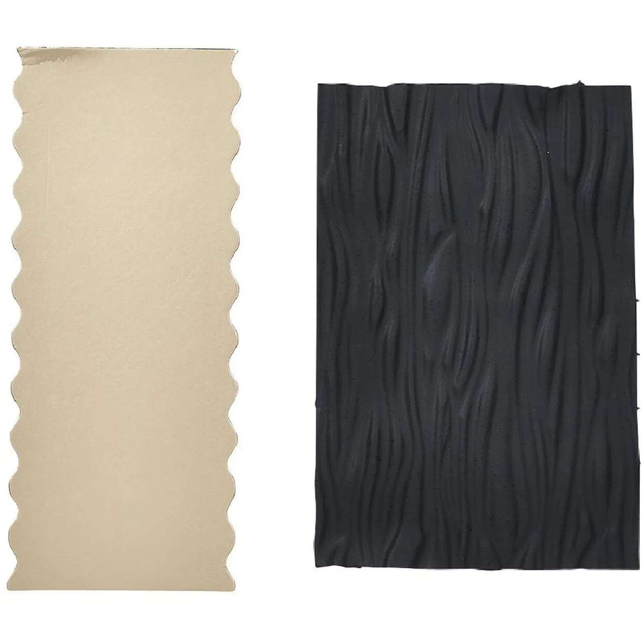 Moule à bûche décor effet bois