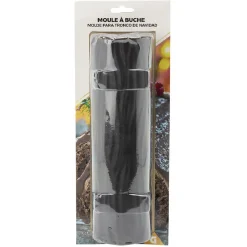 Moule à bûche décor effet bois