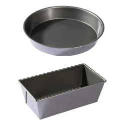 Moule à cake + Moule à manqué métal anti-adhérent