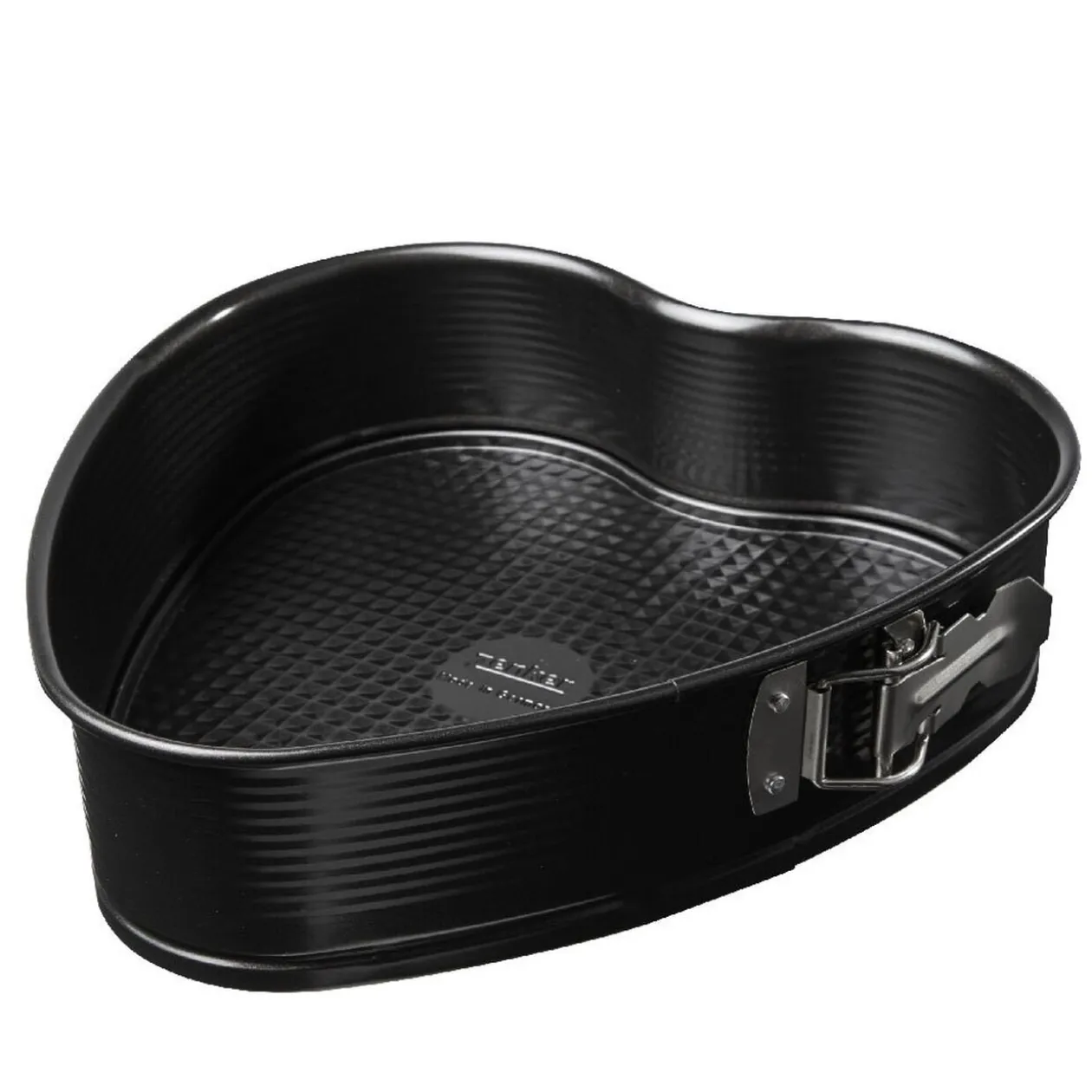 Moule à charnière forme coeur noir