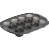 Moule à mini muffins Tefal Crispybake en silicone rétractable 12 pièces
