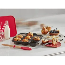 Moule à muffins en silicone rétractable Tefal 9 pièces