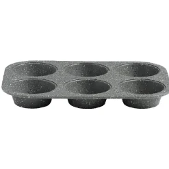 Moule à muffins gris effet marbre