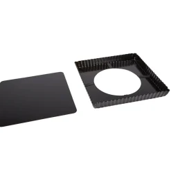 Moule à pâtisserie carré avec fond amovible