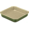 Moule carré B-NAT beige et vert