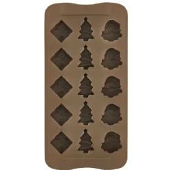 Moule de Noël pour chocolats marron