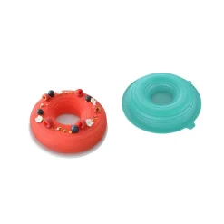 Moule donut 3D silicone vert