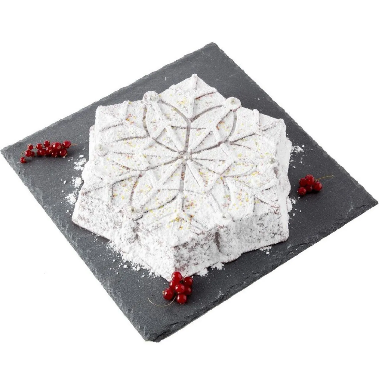 Moule flocon de neige gris