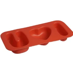 Moule patisserie en silicone forme coeur Love U x2