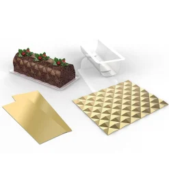 Moule pour bûche de Noël en silicone