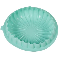 Moule rond strié 3D silicone vert