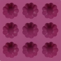 Moule silicone 9 mini briochettes