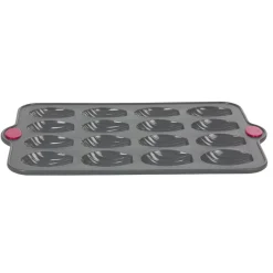 Moule silicone gris 16 madeleines