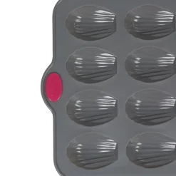 Moule silicone gris 16 madeleines