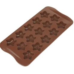 Moule silicone pour chocolats 16 empreintes forme étoiles