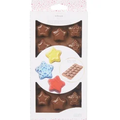 Moule silicone pour chocolats 16 empreintes forme étoiles