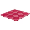 Moule silicone rose 9 tartelettes