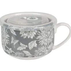 Mug à soupe et son couvercle