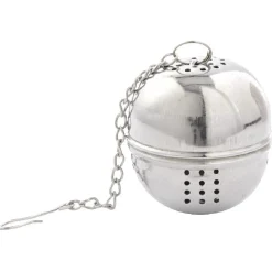 Mug avec boule à thé Love Jog Peace blanc rayure rouge 35 cl