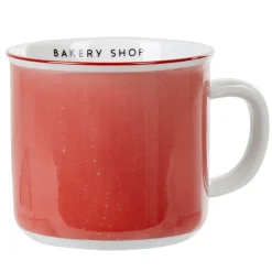 Mug bicolore rouge blanc collection Bakery
