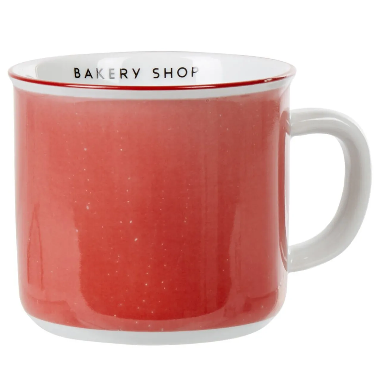 Mug bicolore rouge blanc collection Bakery