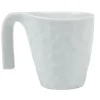 Mug blanc martelé