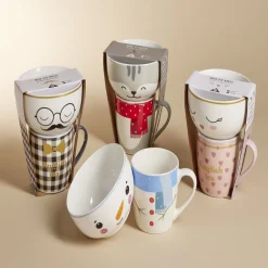 Mug 35,5cl avec bol chat 52cl