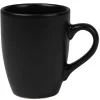 Mug en faïence uni noir