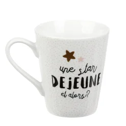 Mug en porcelaine Déjeuner de Star 27cl