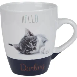 Mug faïence motif chat