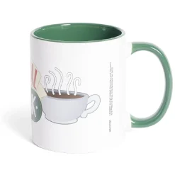 Mug Friends Central Perk blanc et vert 315ml