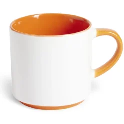 Mug grès bicolore 800mL Ø8,8xH13,5cm