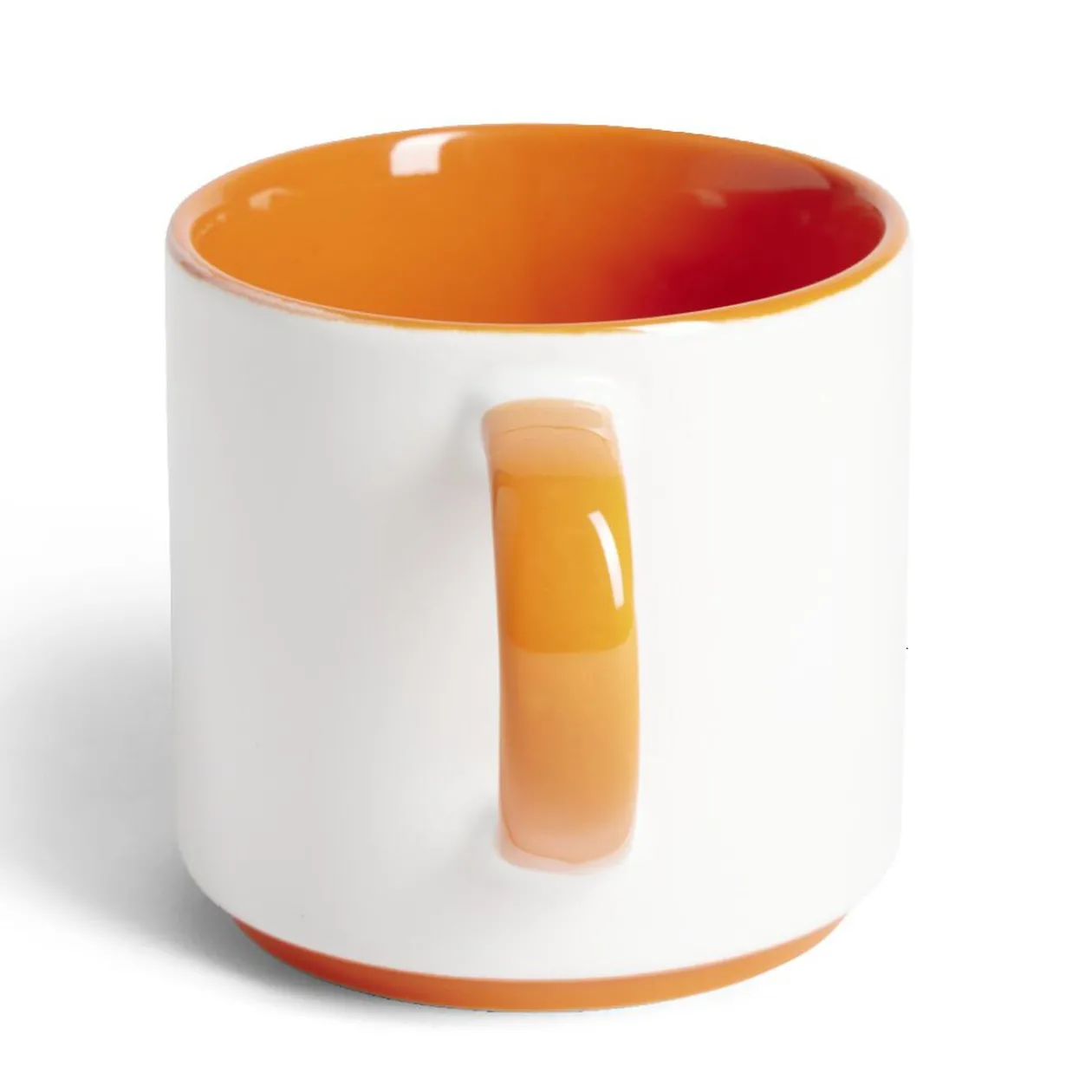 Mug grès bicolore 800mL Ø8,8xH13,5cm