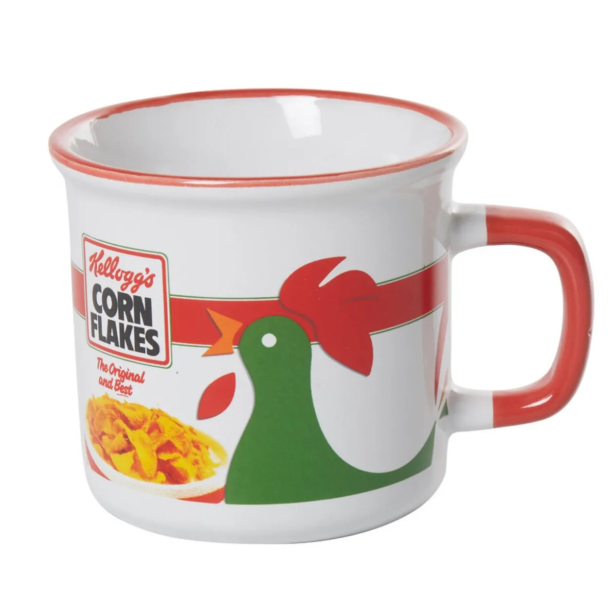 Mug Kellogg's Corn flakes blanc rouge et noir