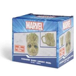 Mug Marvel Groot bébé 3D marron 400ml