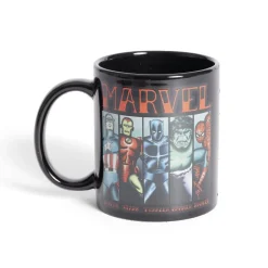 Mug Marvel personnages emblématiques noir et rouge 315ml