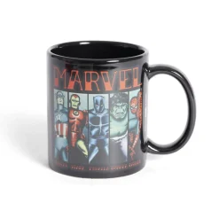 Mug Marvel personnages emblématiques noir et rouge 315ml