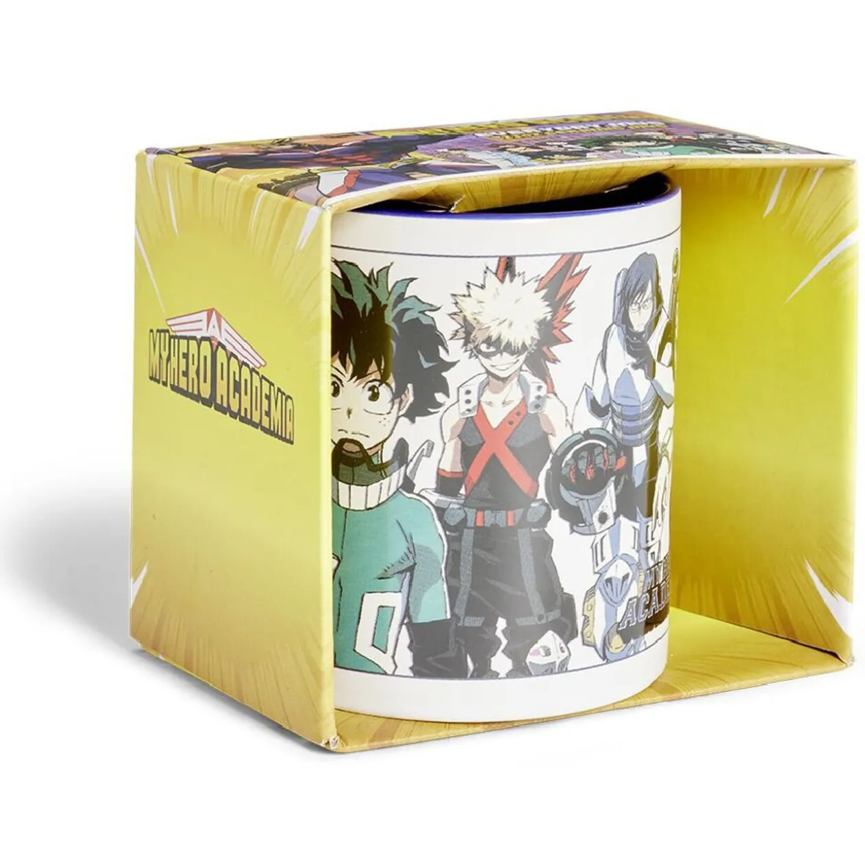 Mug My Hero Academia blanc et bleu foncé 315ml