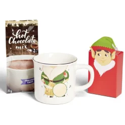 Mug Noël gourmand Ø11xH16cm - 3 modèles